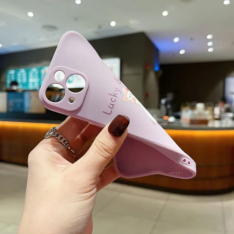 Cartoon Funny Friends TV Show Phone Case for Iphone 16 15 14 13 12 11 PRO MAX 8 7 plus Mini X XS XR SE Soft TPU Cover