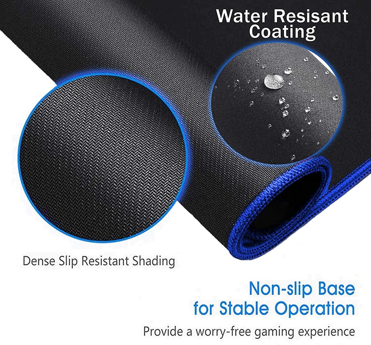 2X Extra Large XL Gaming Mouse Pad Mat for PC Macbook Laptop Anti-Slip 60Cmx30Cm