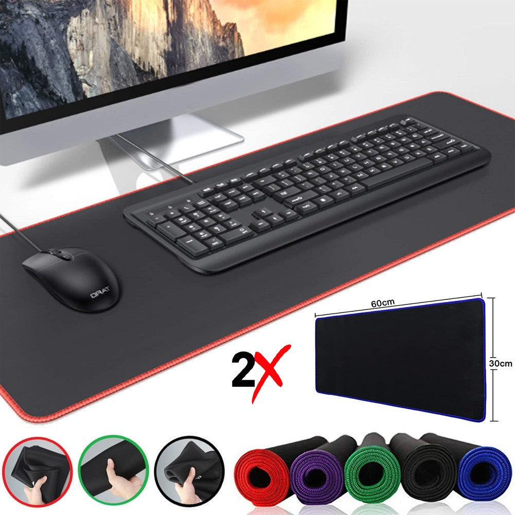 2X Extra Large XL Gaming Mouse Pad Mat for PC Macbook Laptop Anti-Slip 60Cmx30Cm